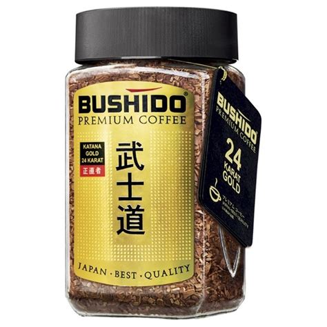 bushido instant coffee 24k gold